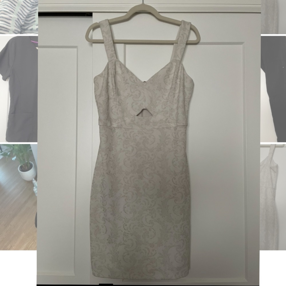 Guess white night out dress